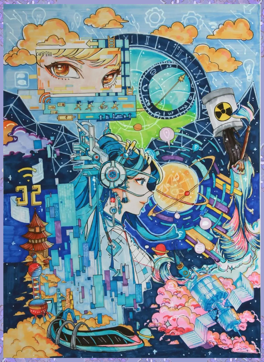 多幅科技主题创意画推荐,展现未来科技与艺术的完美结合