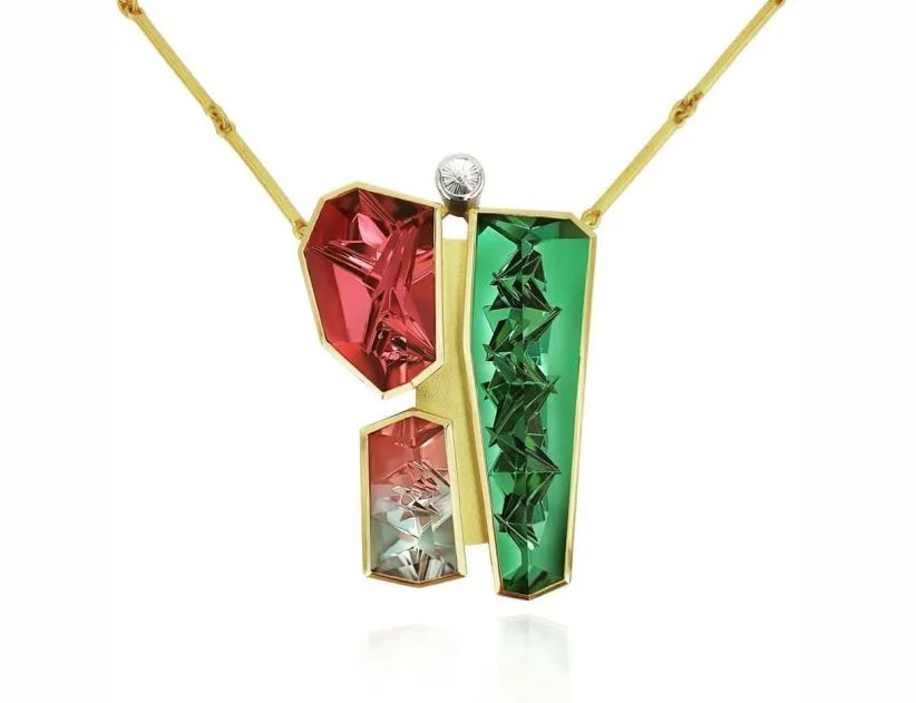 munsteiner 碧玺黄金项链tom munsteiner 汤姆·明斯特因纳设计娜奥米