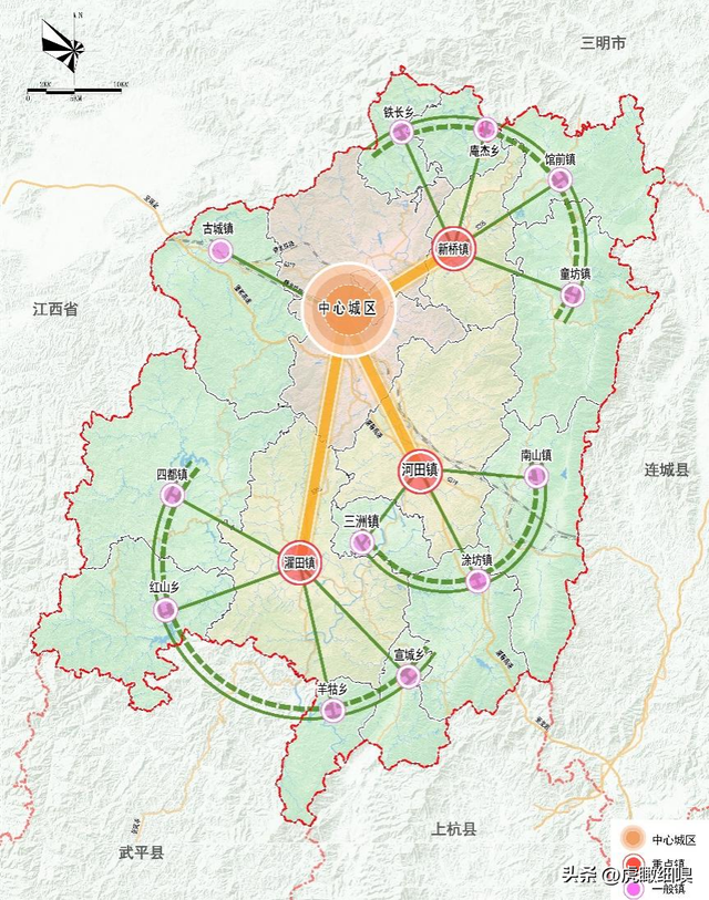 长汀地理位置地图图片