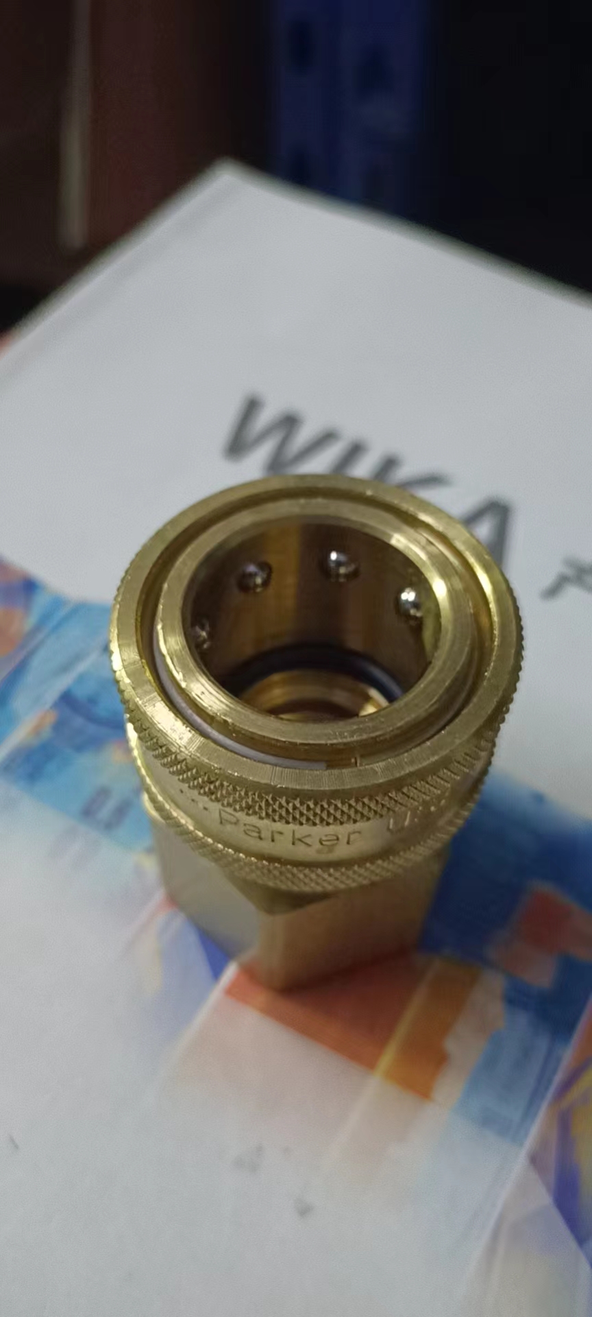 parker派克bst-8高流量无阀液压快换接头 黄铜材质 压力1200 psi