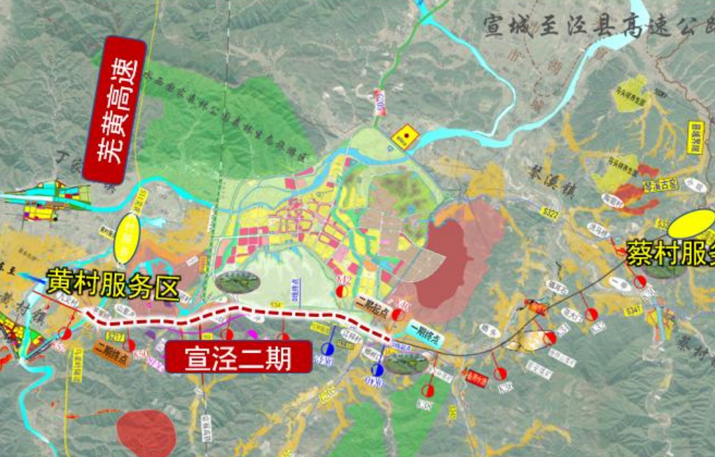 宣城至泾县高速公路二期是扩大宣州区辐射带动作用的关键