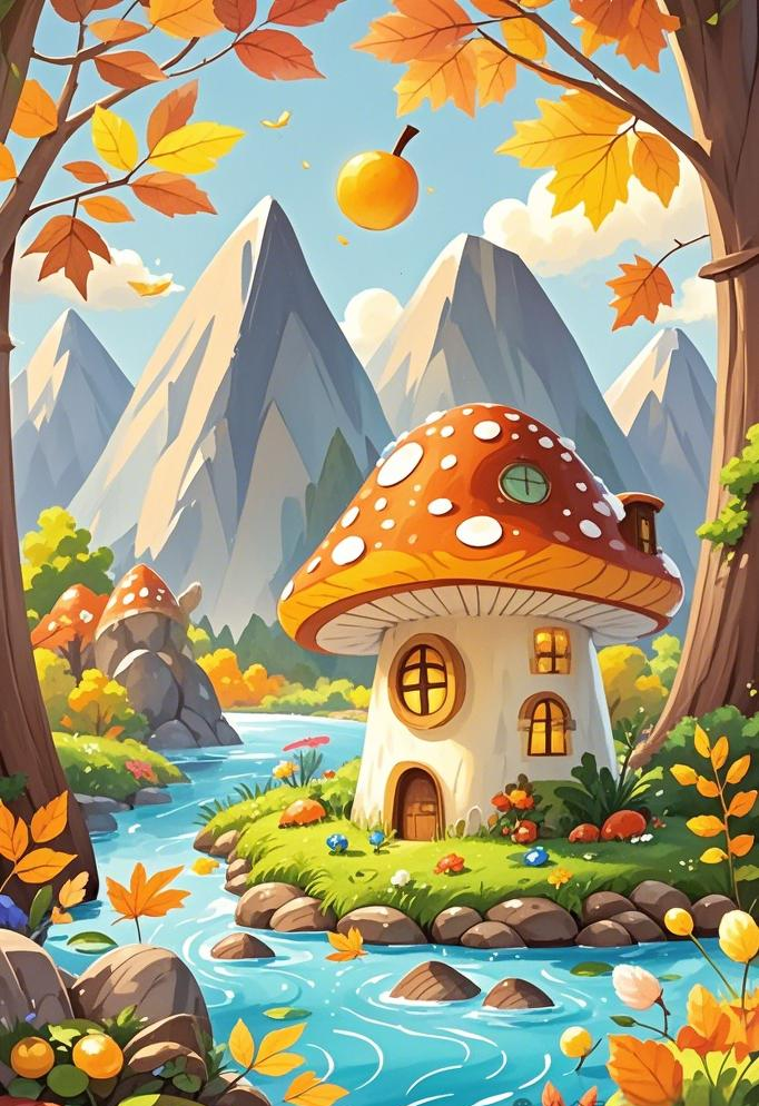 精选秋天主题绘画参考素材