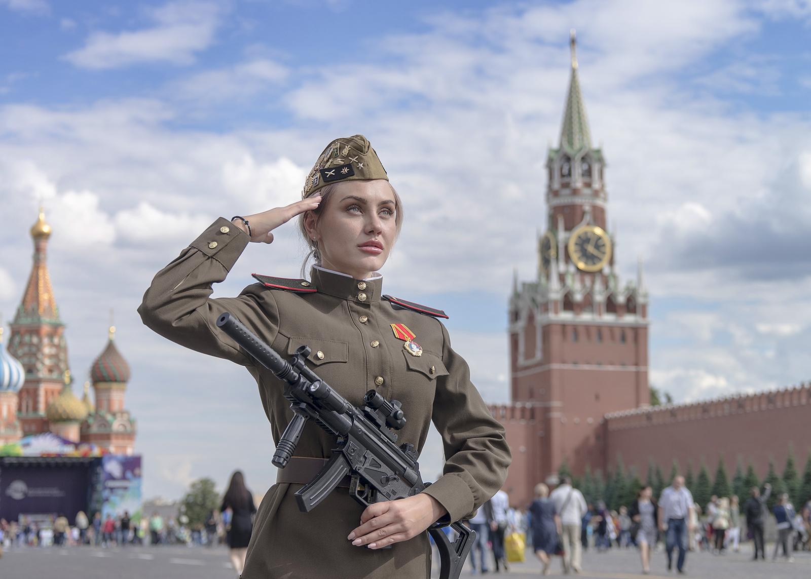 苏联最美女兵图片
