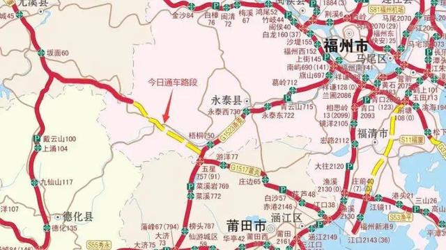 莆炎高速福州段通车啦!尤溪中仙段古银杏服务区今日投入运营