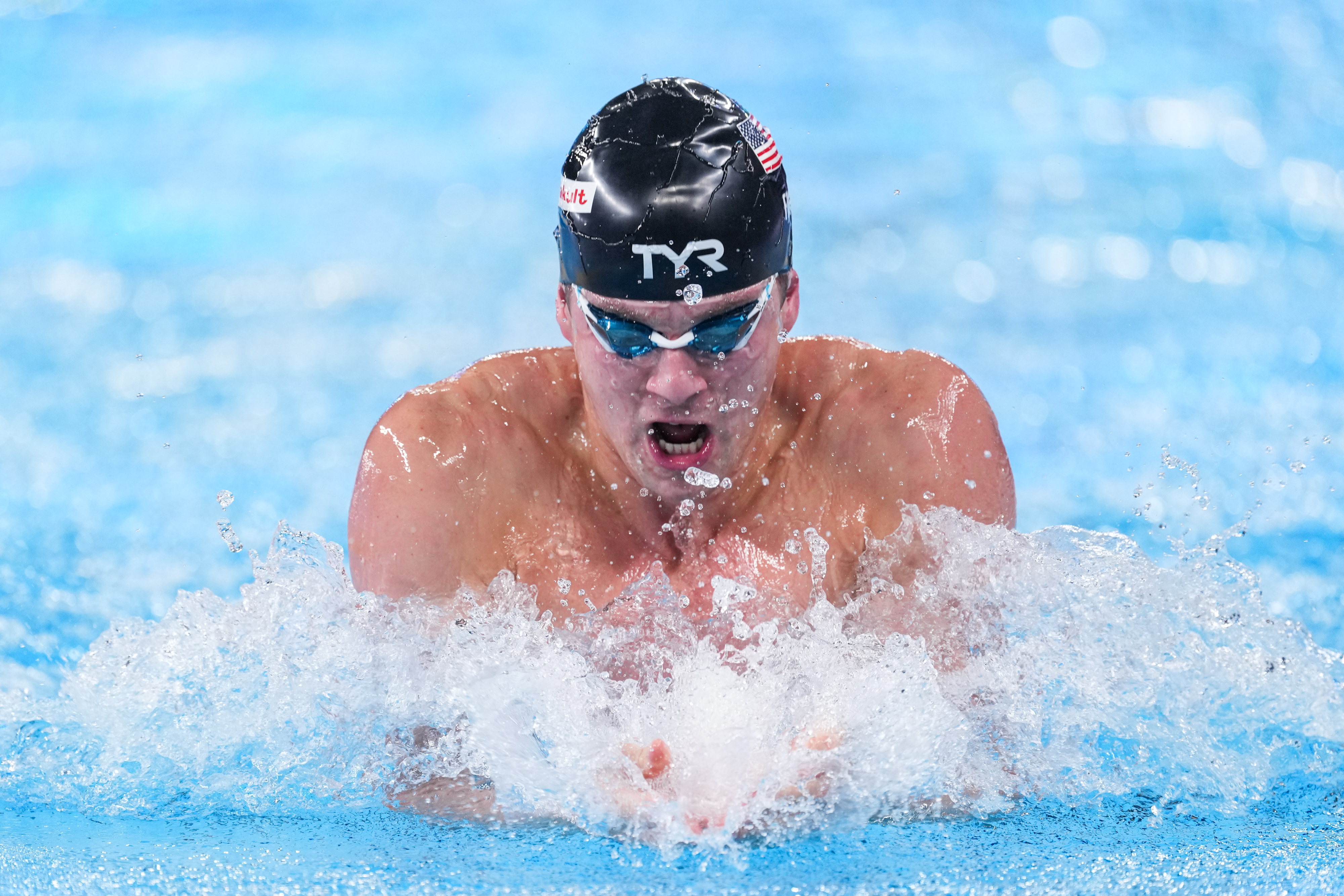 游泳——男子100米蛙泳决赛赛况