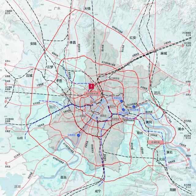 武漢2035:人口0.2億,打造6大中心,1主4副新格局,2區房價破3萬