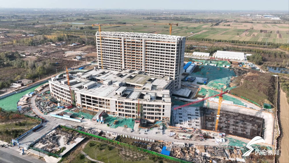 武城县人民医院迁建项目火热施工中