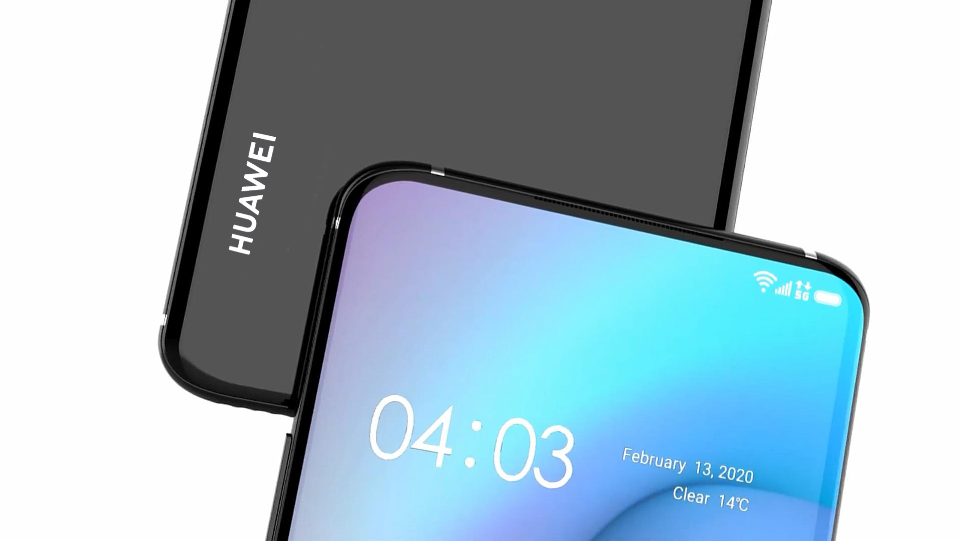 华为p50pro概念图:真全面屏让我不再期待iphone12