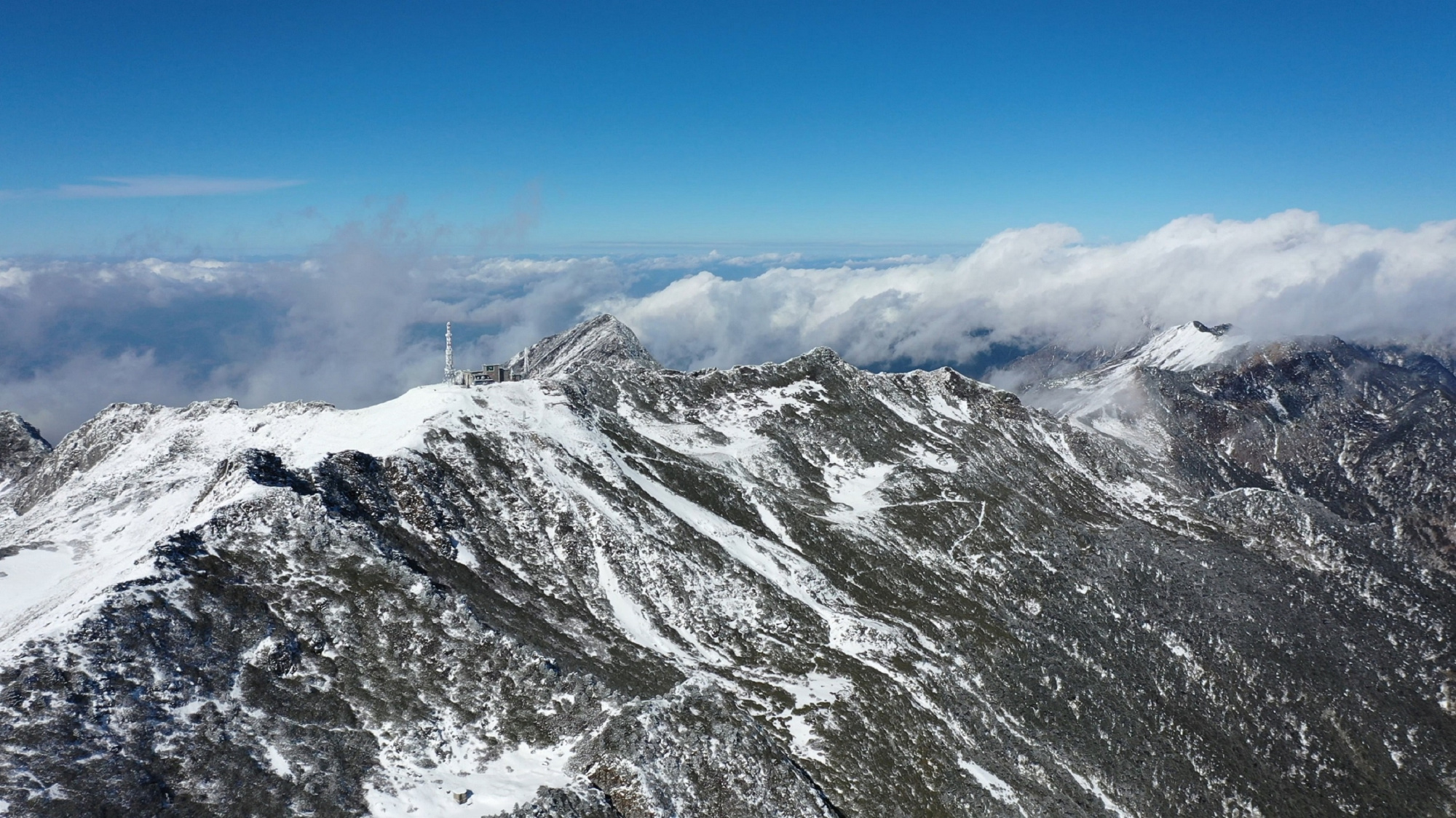 海拔5000米俯瞰,这是你未曾领略的大理苍山雪!