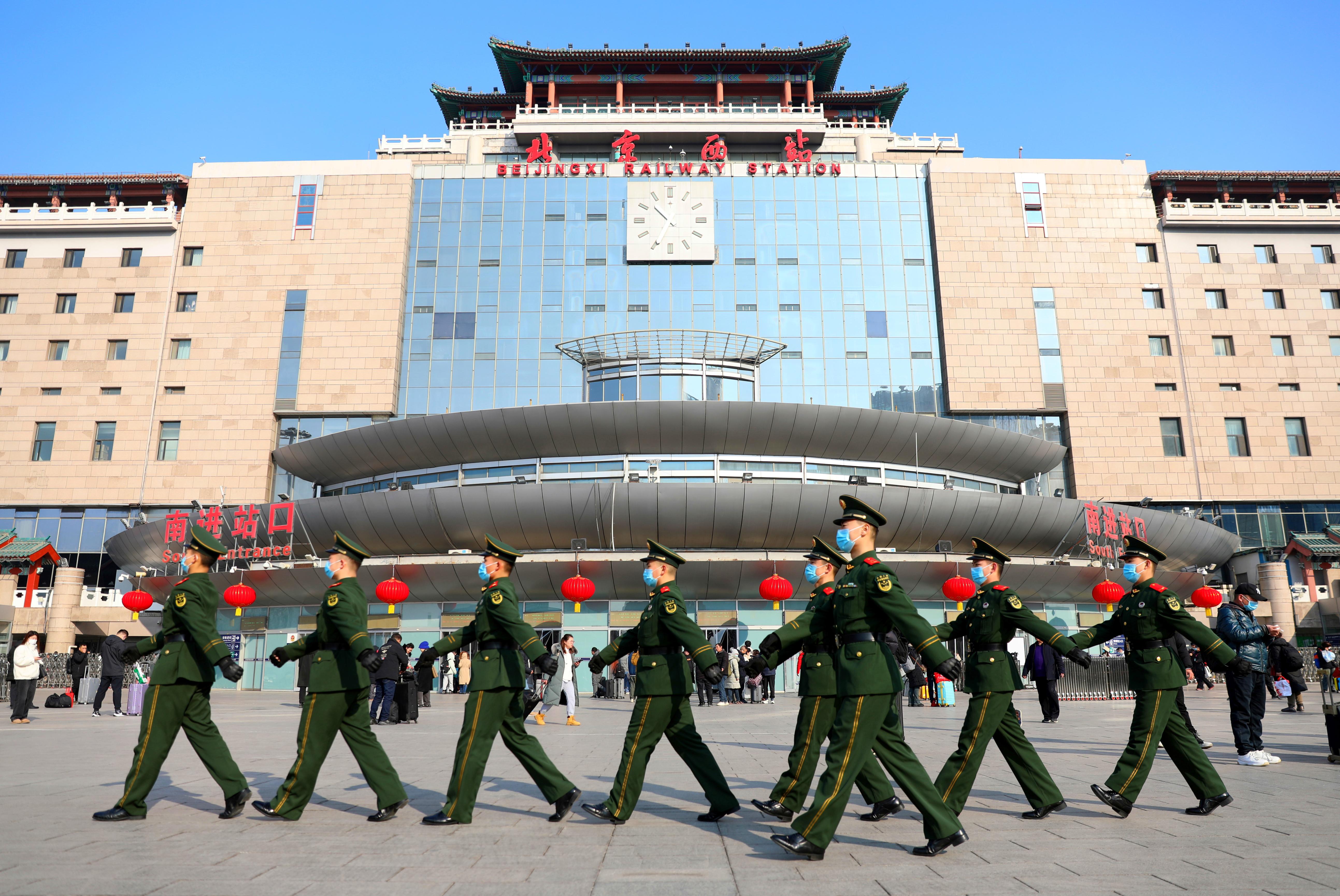 北京武警总队位置图片