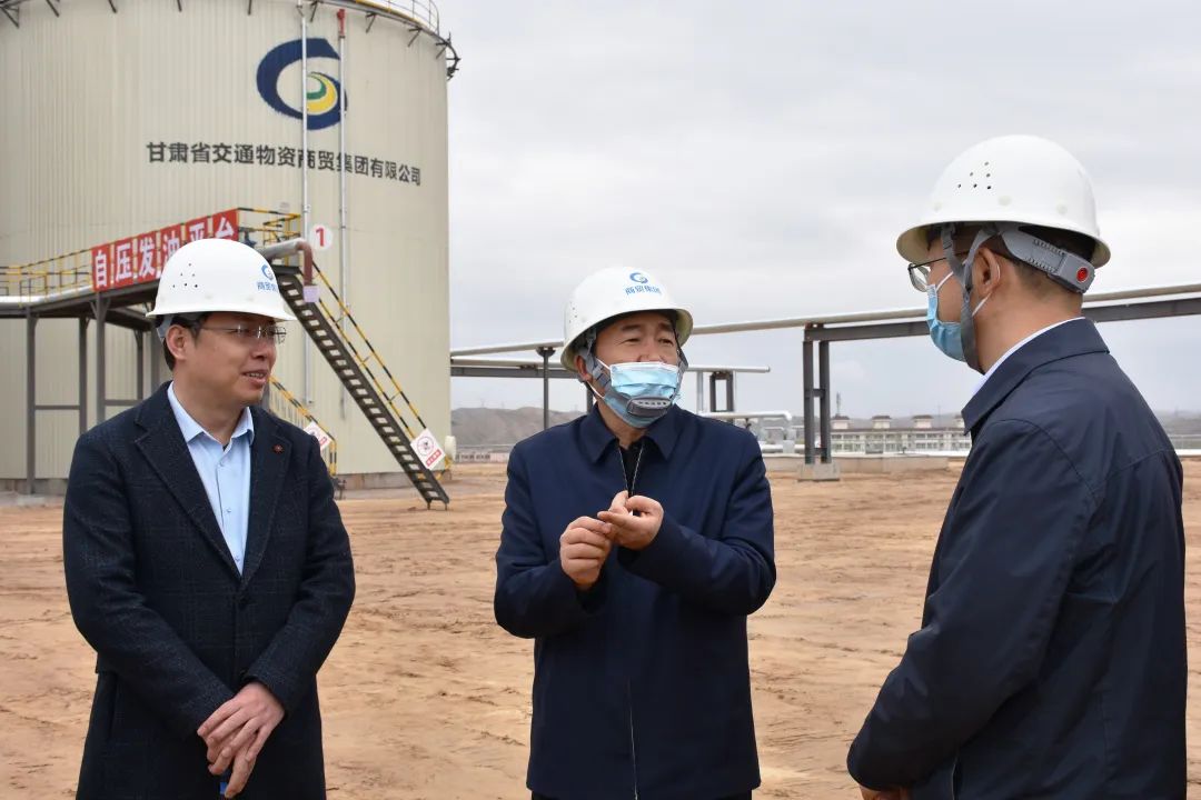 省公交建集团党委书记,董事长田广慈调研指导商贸集团工作