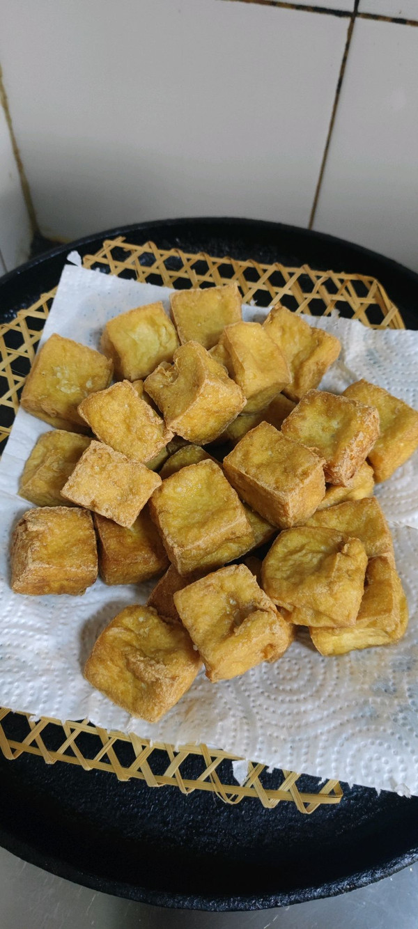 吃了这碗过年必备～炸豆泡,一口下肚感觉超暖