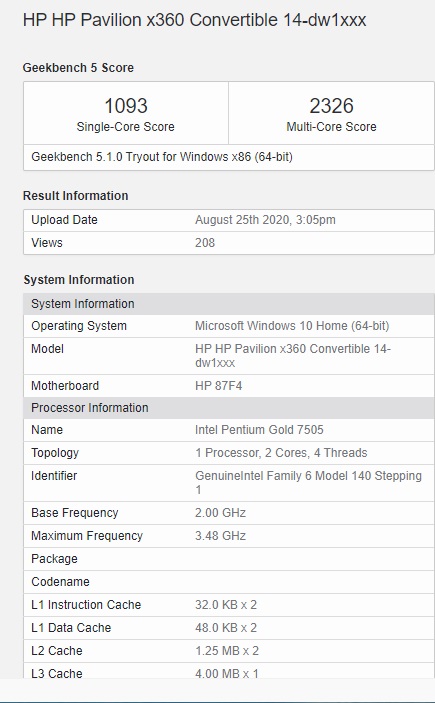 英特爾奔騰金牌 7505 曝光:新晉雙核cpu,surface go 有望搭載