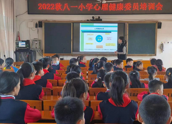 赣州瑞金市八一小学开展班级心理健康委员培训