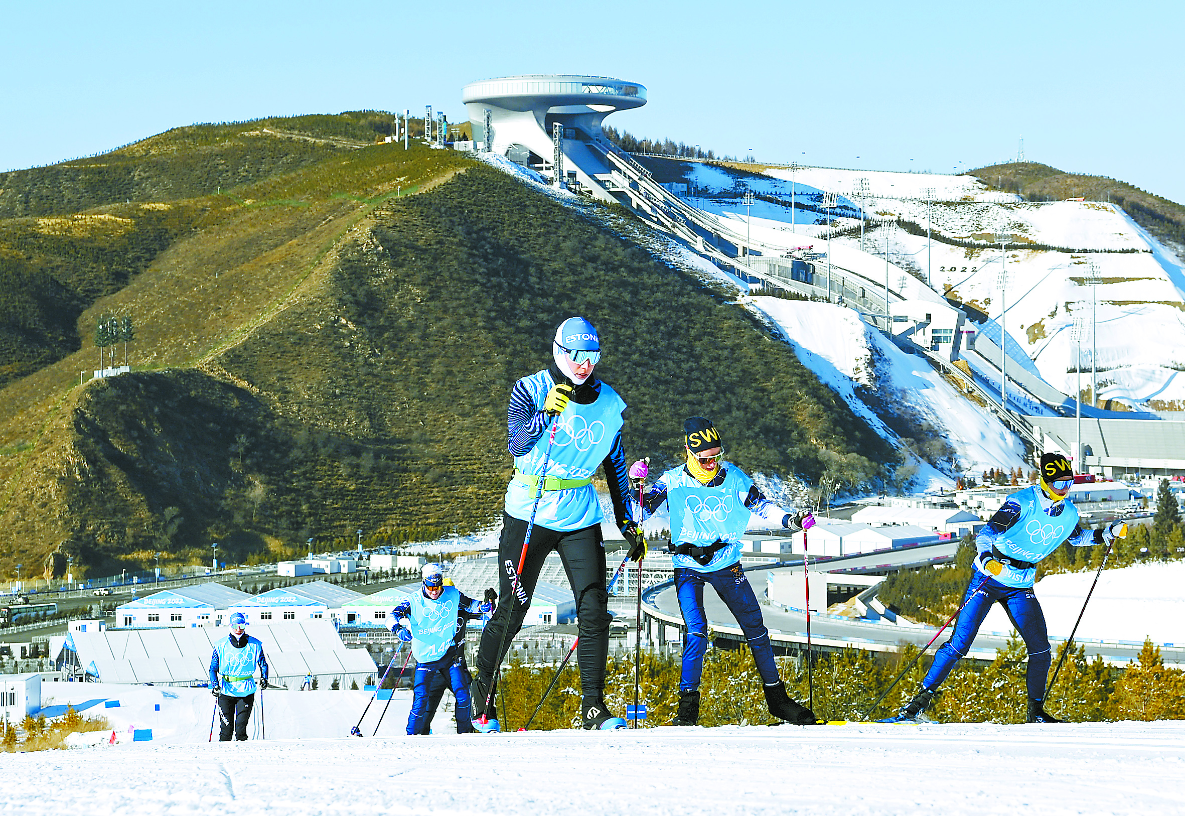古杨树场馆群进入冬奥赛时多日目前运行良好新华社供图