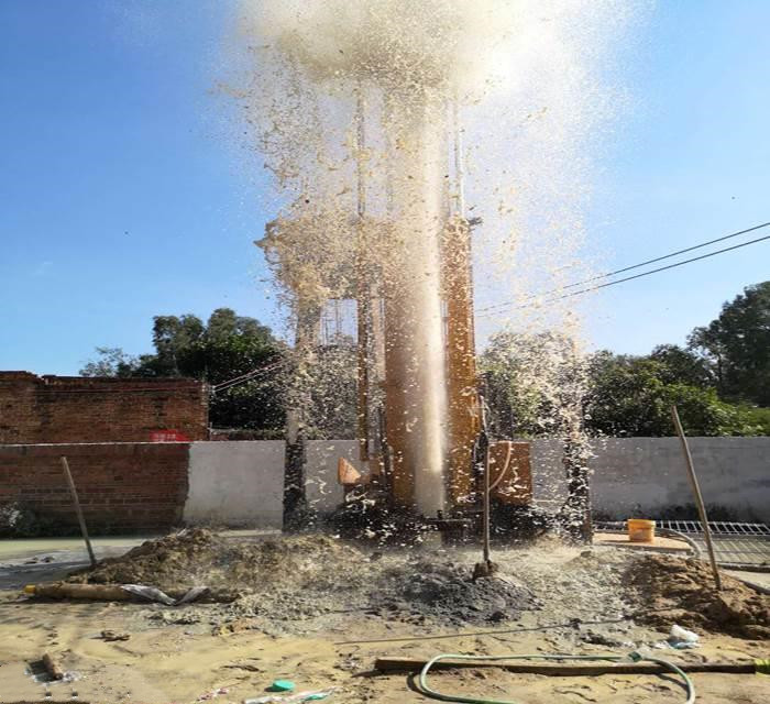 日照测水钻井|打降水井|打桩|抗浮锚杆|日照兴隆钻井队