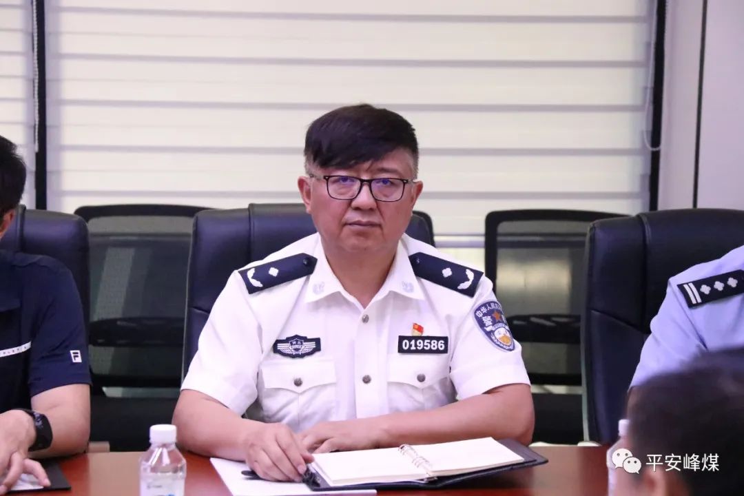 市局领导任建民到峰煤分局辖区企业督导安全生产工作