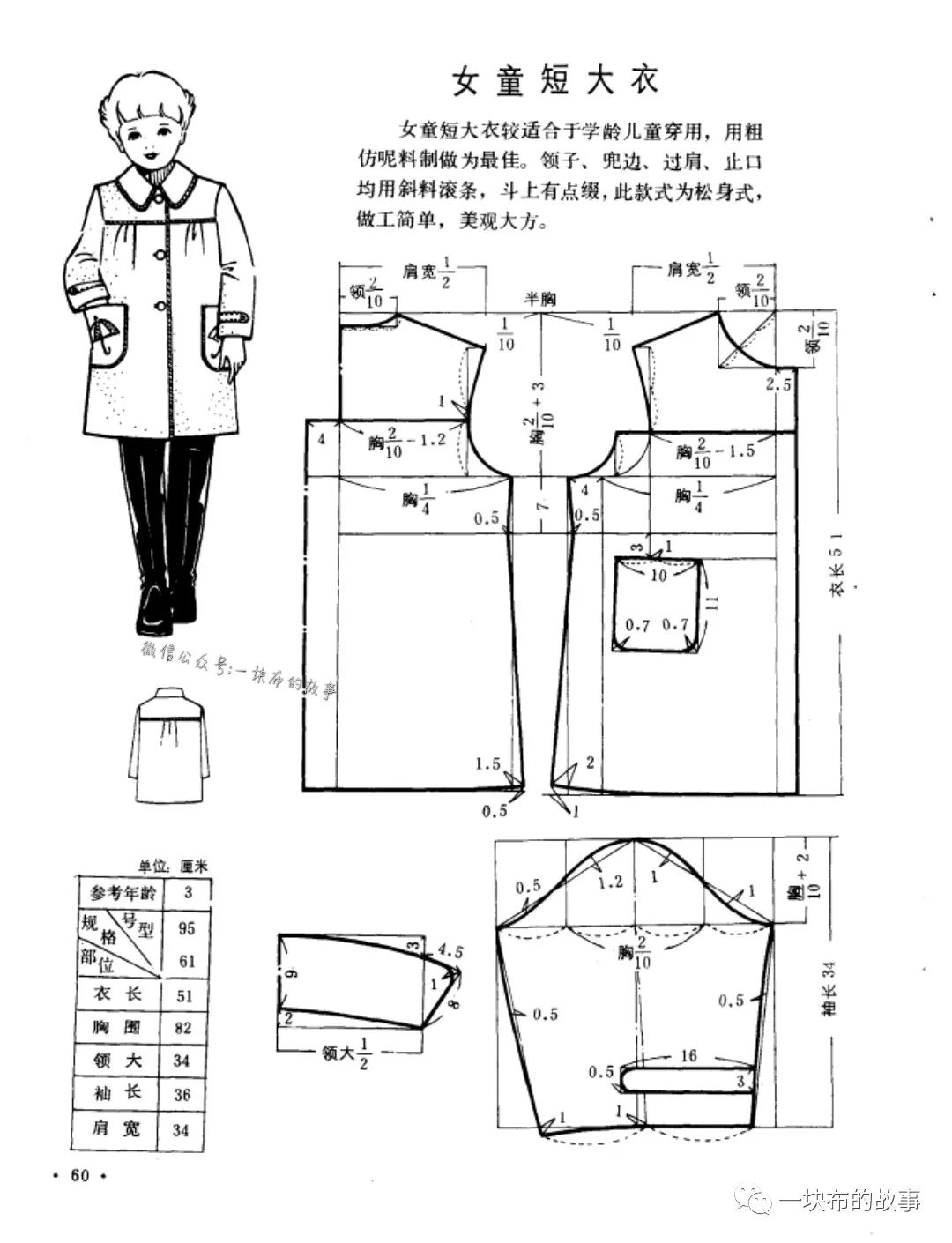 男士棉服裁剪图数据图片