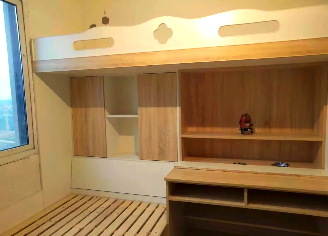 木工制作的上下床,邻居误以为是定制的