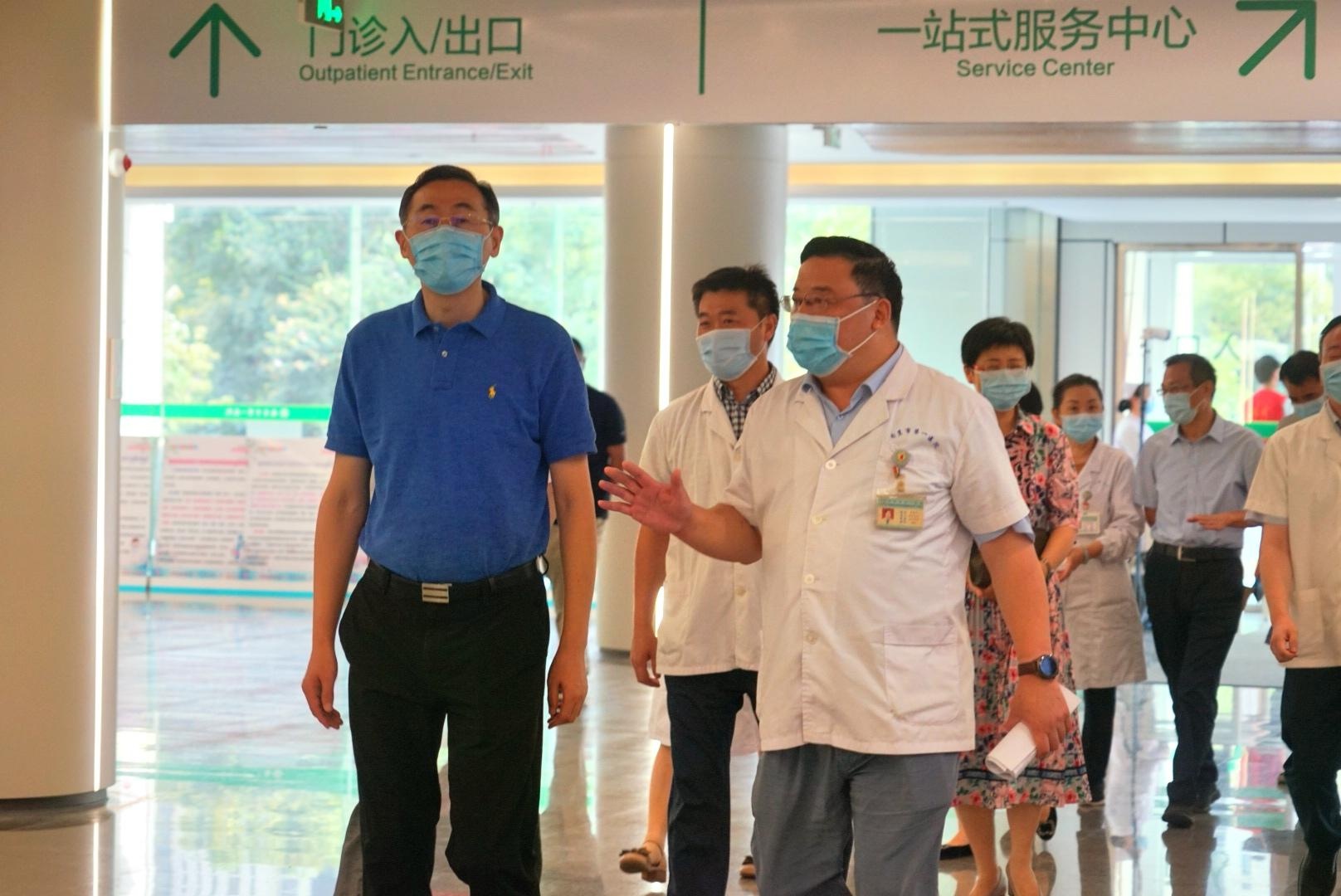 方中友主任调研市第一医院河西院区建设运行情况