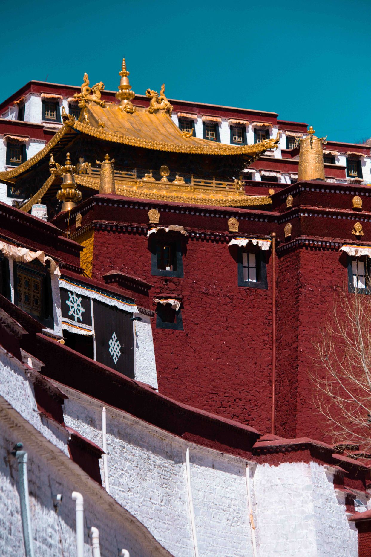 拉萨"三大寺"之一,佛教圣地,美好风景,不来简直就是一大遗憾