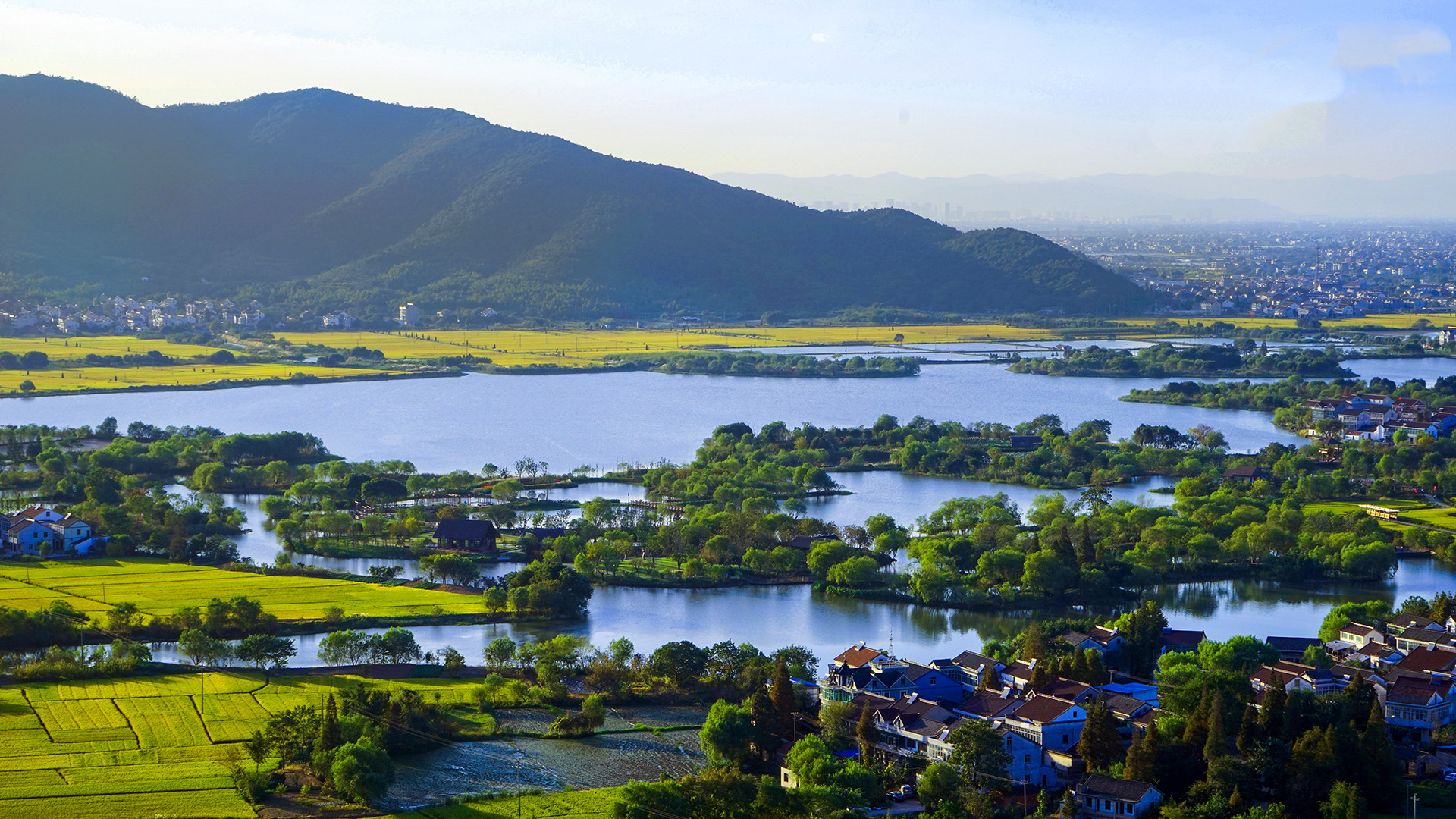 湖州图影湿地公园图片