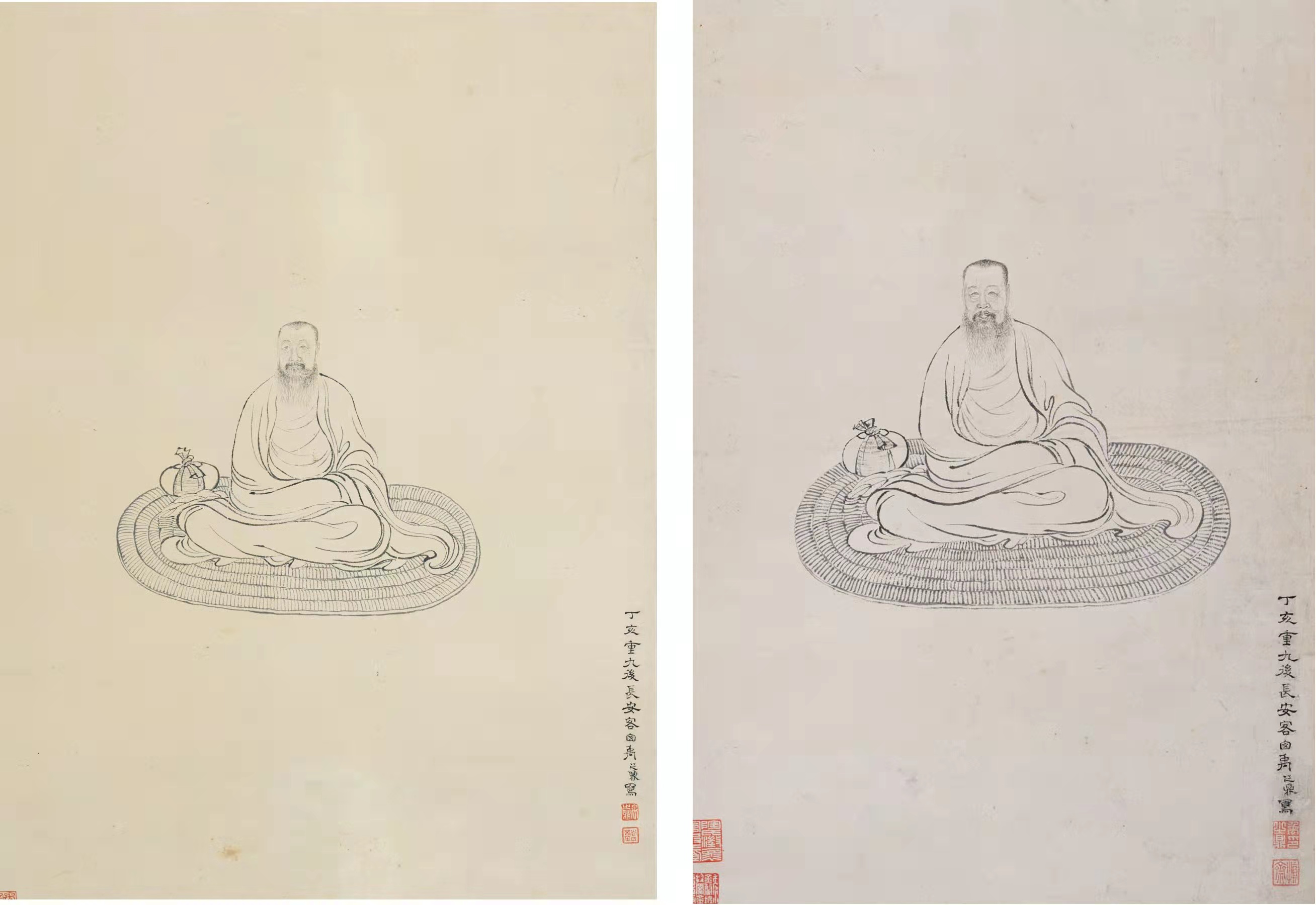 古代白描图│曹衣出水妙手勾,都是海外蓬莱客