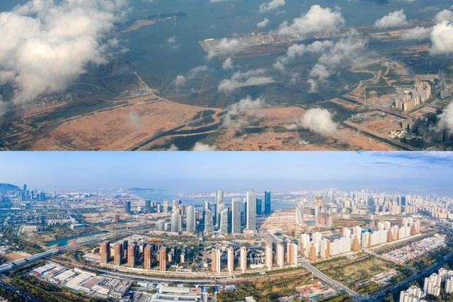 深圳河两岸对比图片