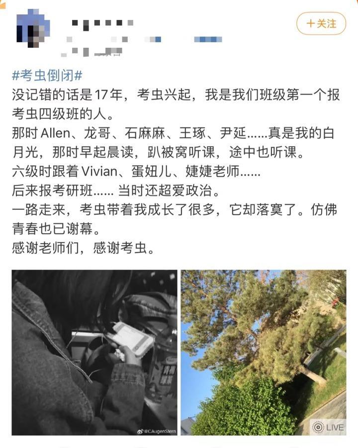 课程停售,图书下架,考虫倒闭冲上热搜!