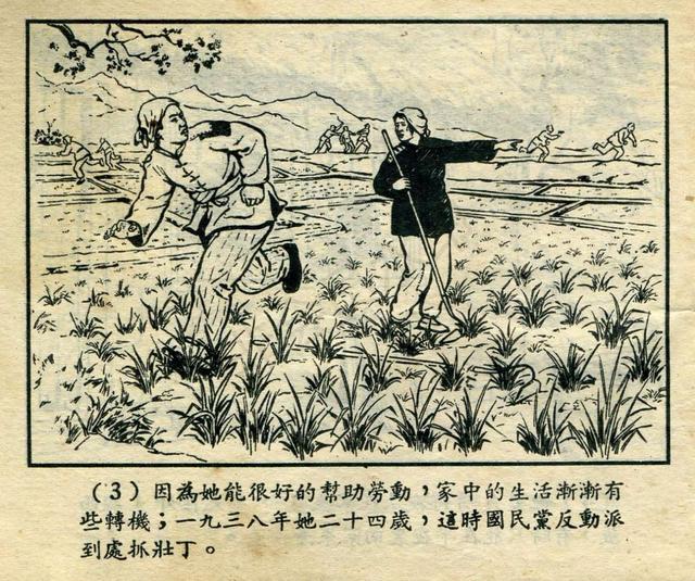 连环画《寡妇获得了幸福》|杨锦文绘|1953年出版