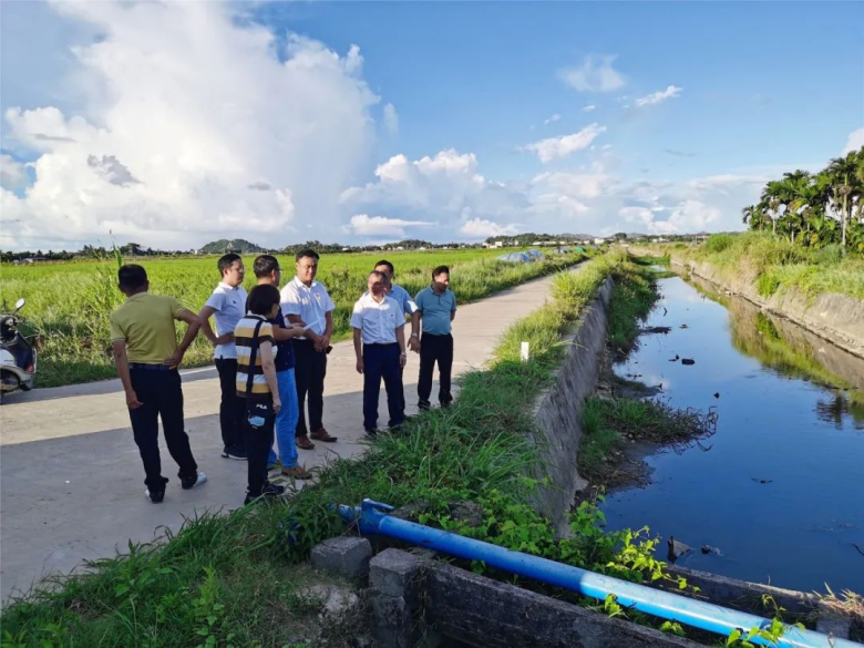 万宁流溪村兴修水利引水灌溉助力乡村振兴