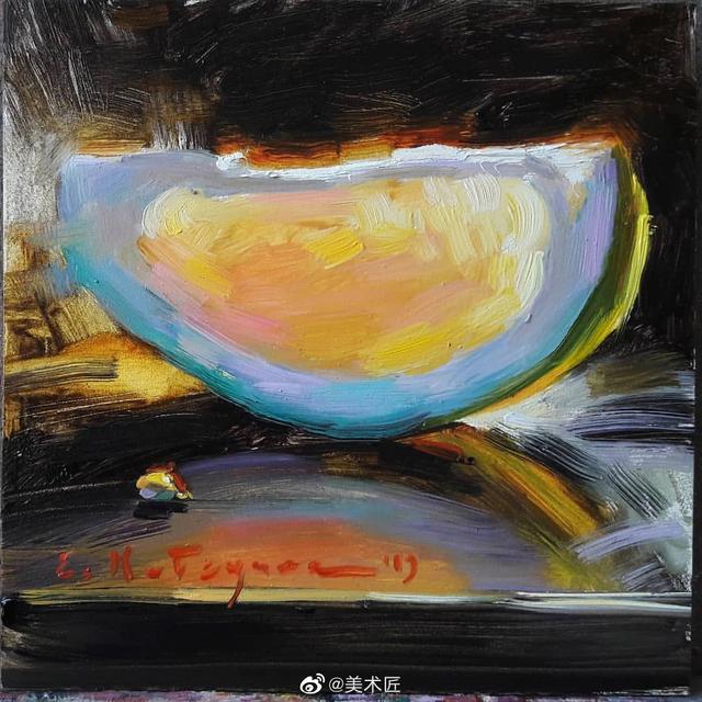 美味通透的水果,色彩静物画家,elena katsyura