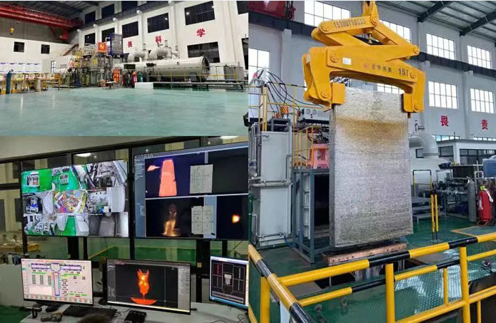 宝钛自主研制的真空电子束熔炼炉首锭出炉