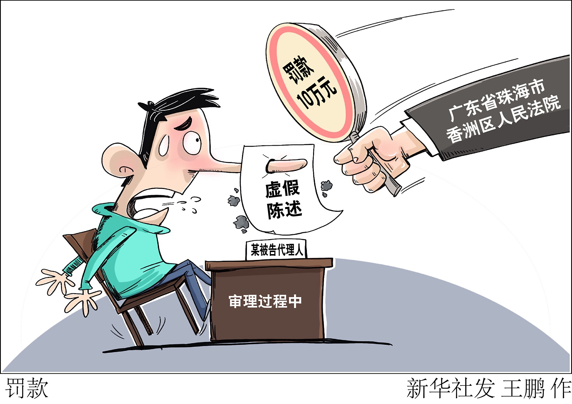 (图表·漫画)「法治」罚款