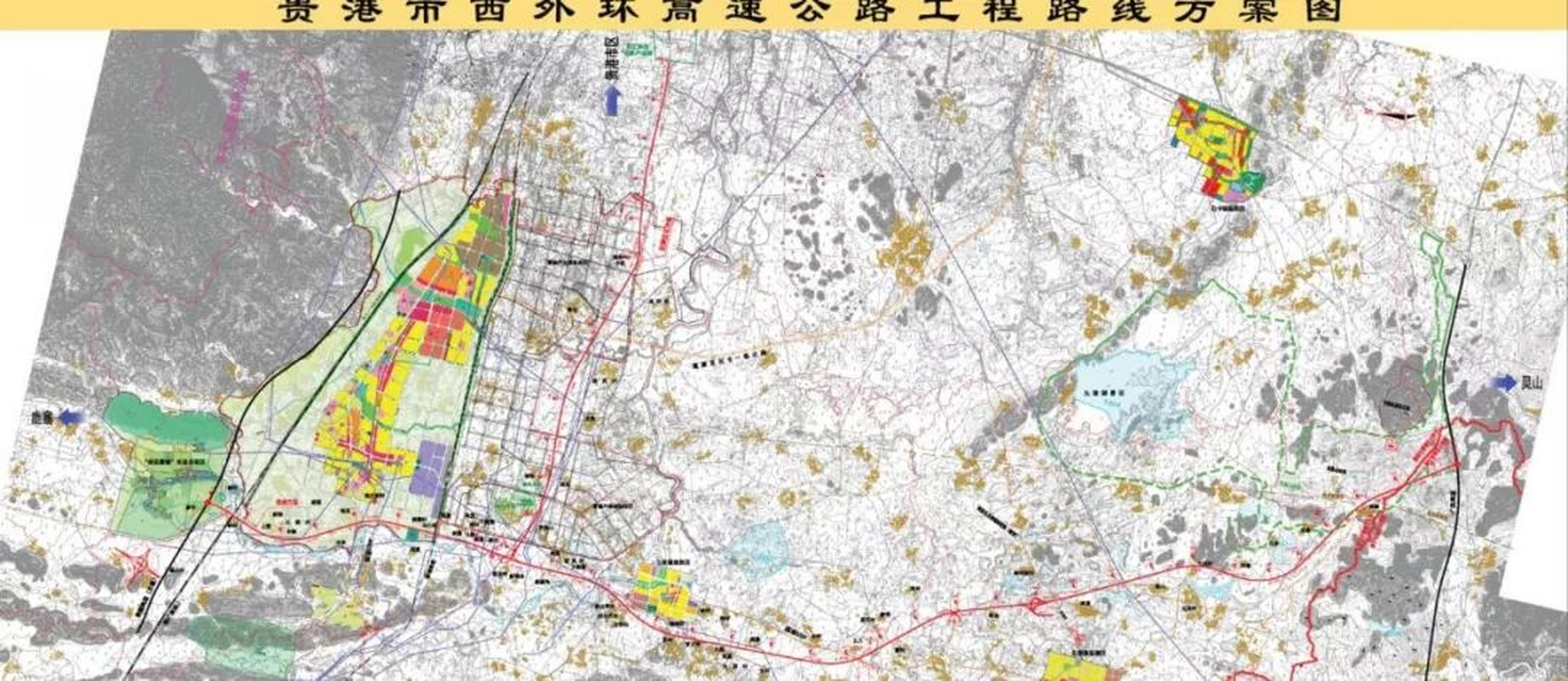连接覃塘街道,三里镇,五里镇