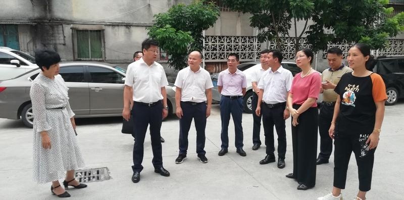 倪谦带队督导茂南区创文迎检工作