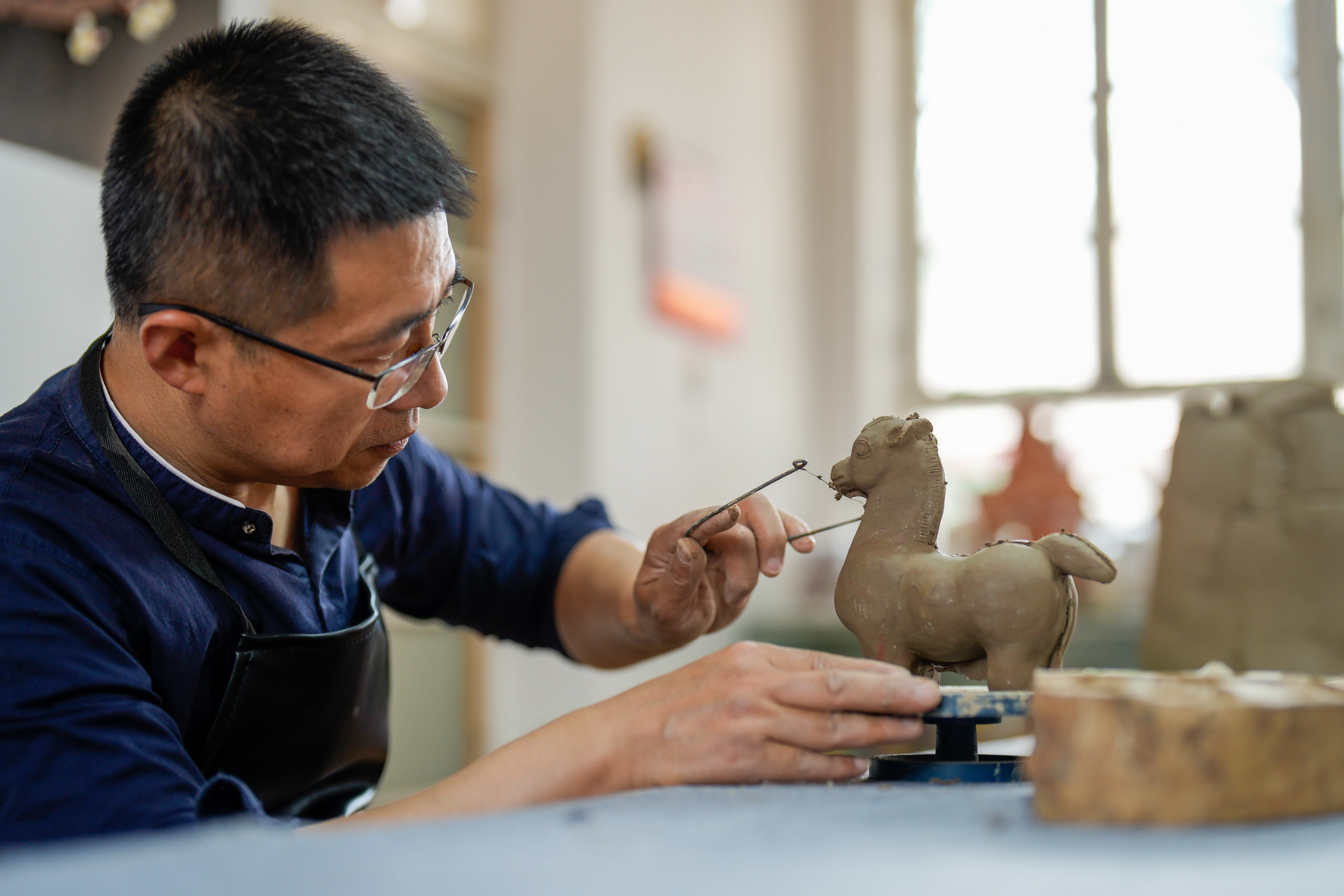 (文化)河北玉田:泥塑老手艺 焕发新生机