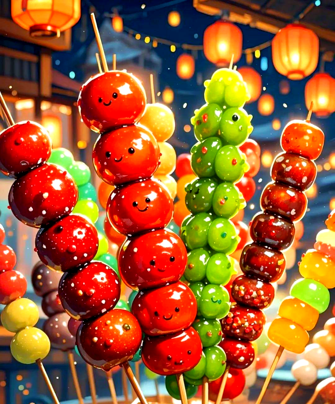 小画家探秘:冰糖葫芦的甜与酸