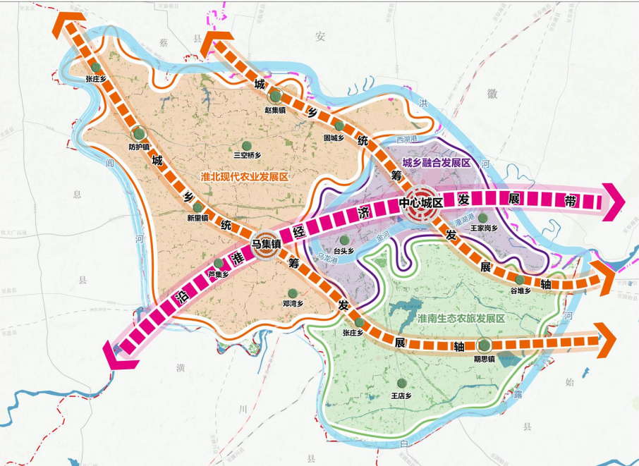 信阳市及8县市国土总体空间规划2021