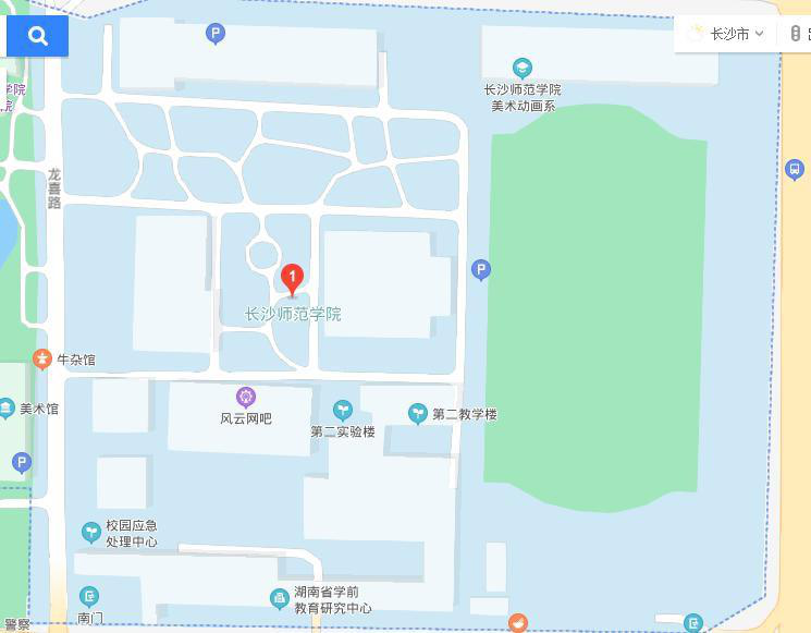 长江师范学院地图校内图片