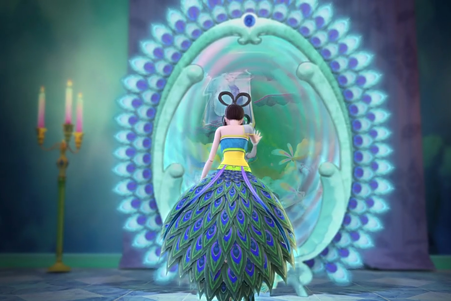 叶罗丽:孔雀是否会重拾公主身份?与冰公主装饰重叠,黑化后更飒