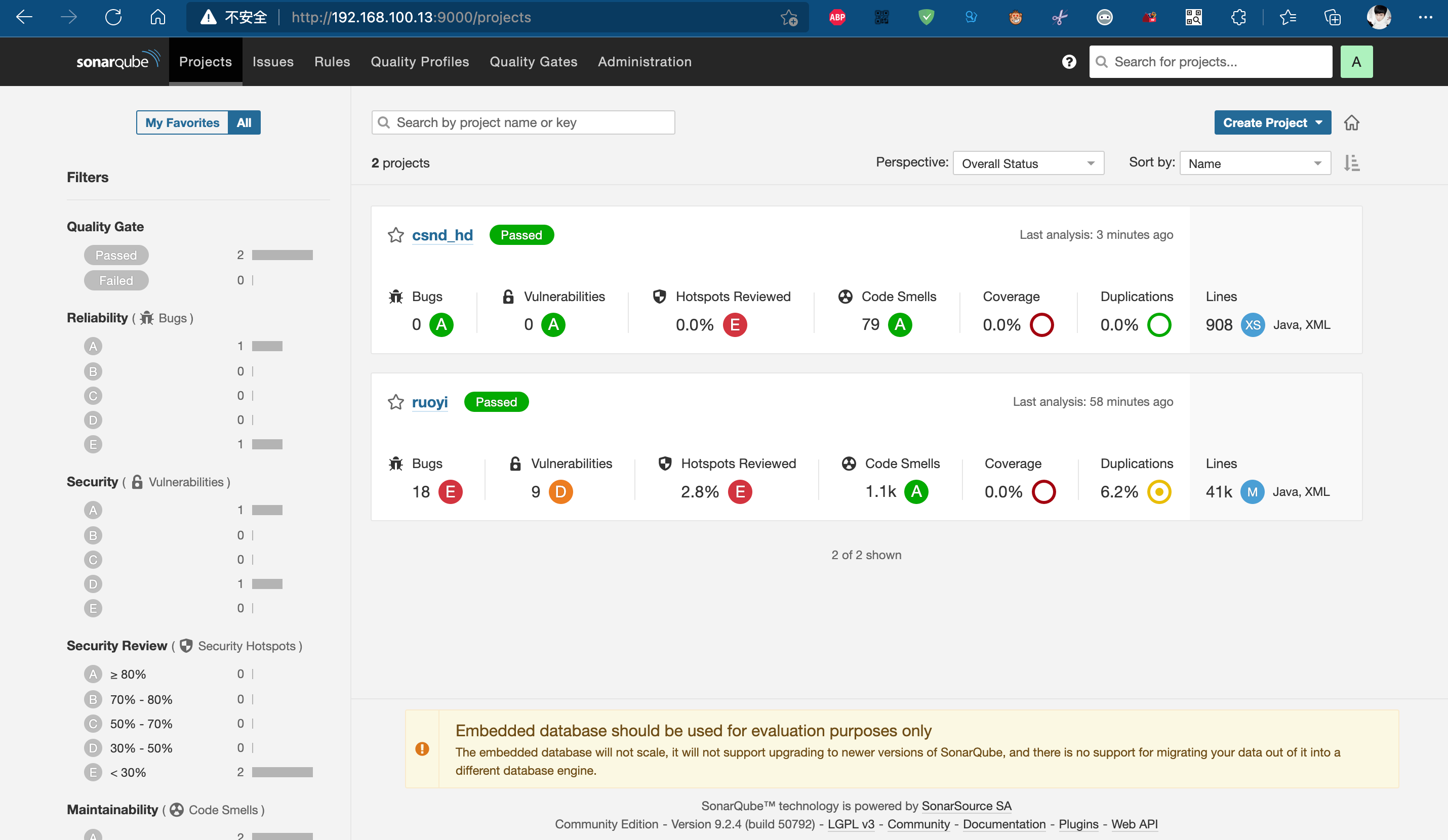 代码检查工具sonar_SonarQube 部署
