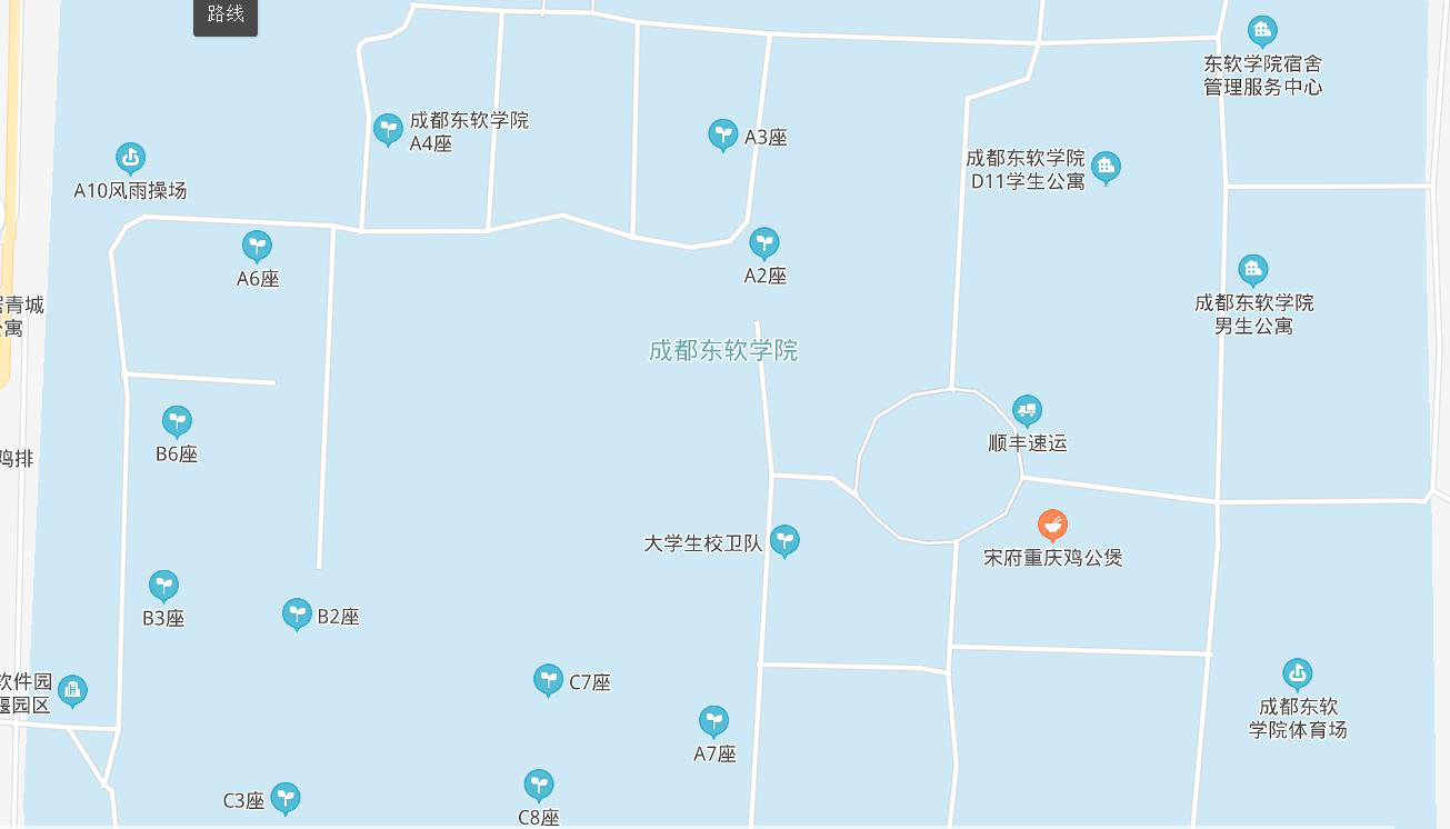 东软学院地图图片