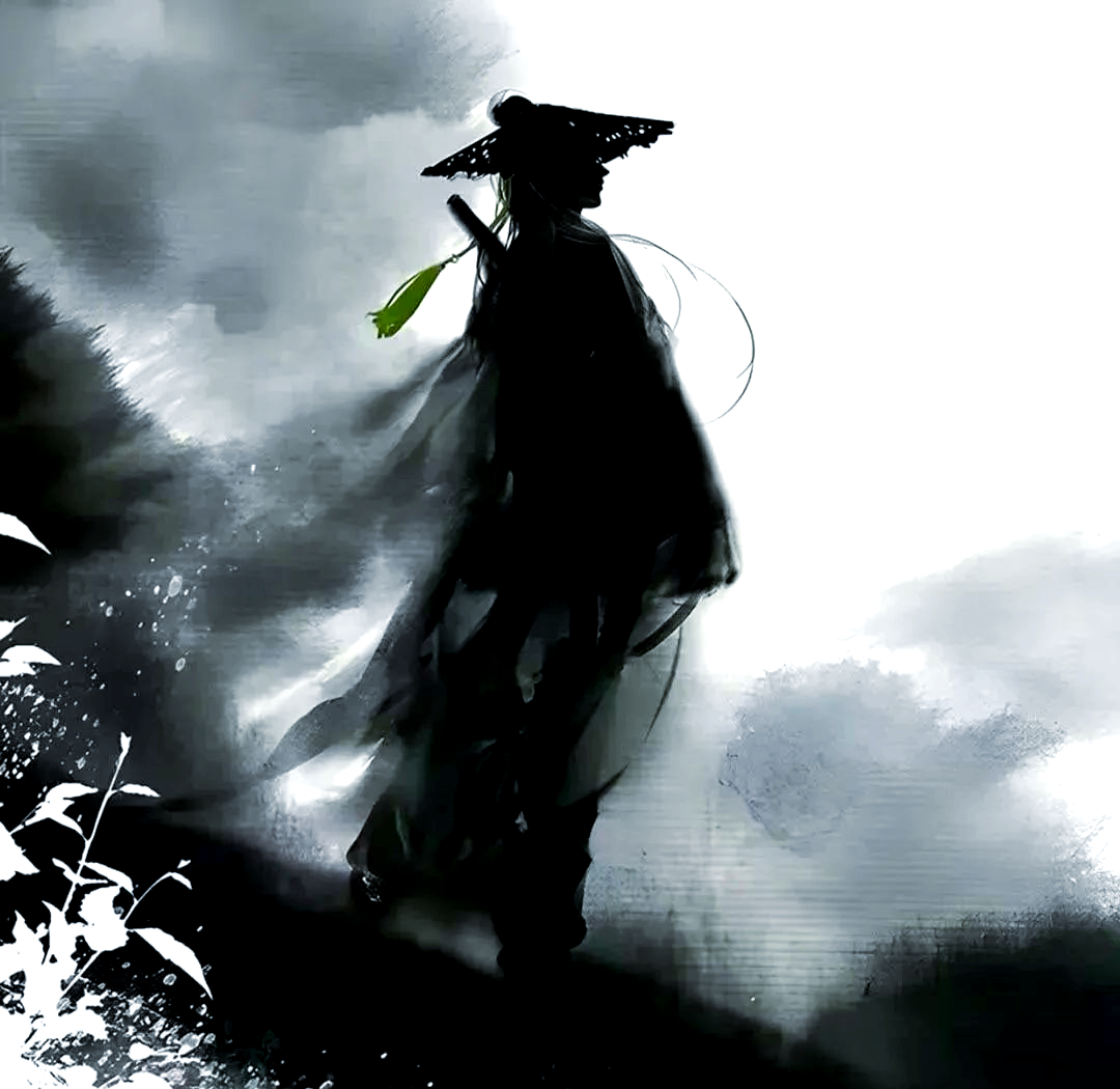 古风男头丨水墨风大侠的古风男生形象