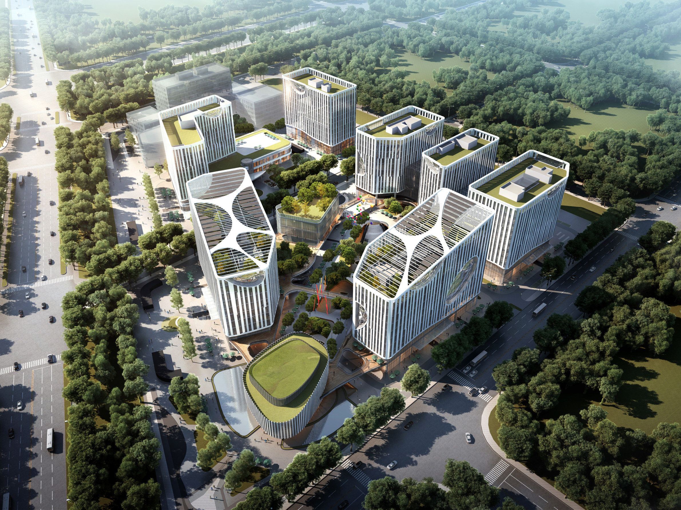 国际机场商务综合体项目epc工程,含酒店,公寓,写字楼等,位于河北廊坊