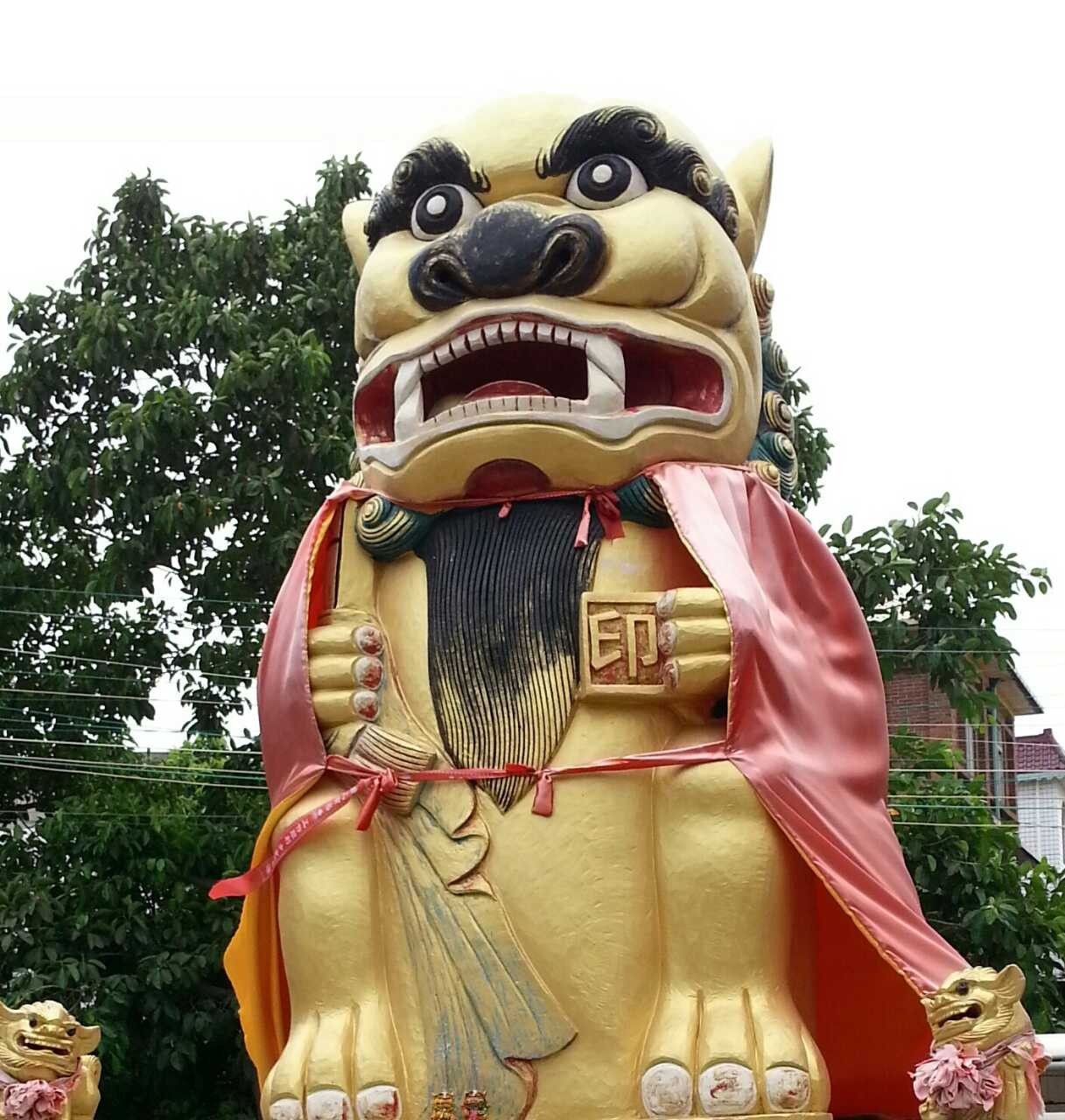 不一样的讨喜表情包-闽南风狮爷