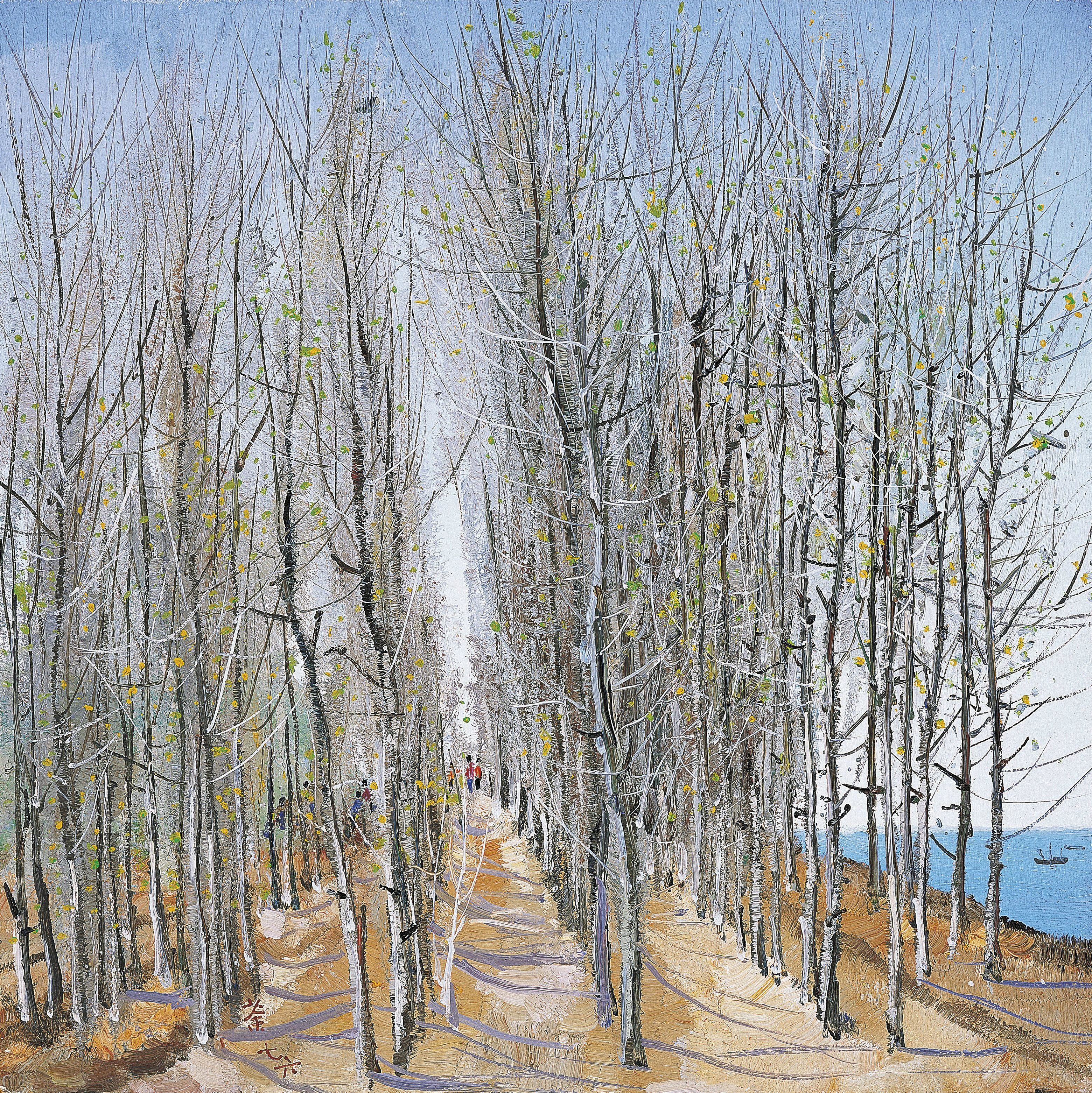 中国美术大师,吴冠中油画作品鉴赏