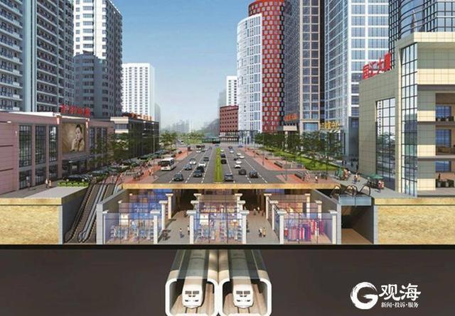 青岛这处立体交通枢纽商业综合体项目主体完工,位置就在