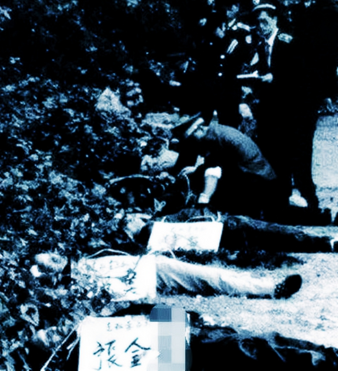 80年代枪毙罪犯现场,一群被判死刑的罪犯被集体处决,人数好像接近一百