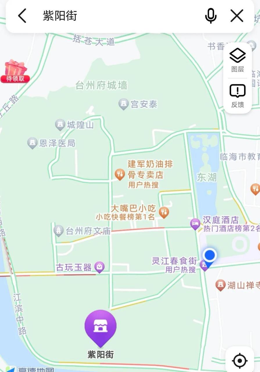 自驾游赶到临海紫阳街 还没吃到网红海苔饼 九九家队伍太长了 实在等